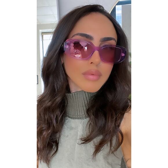 NEW Prada PR17WS Symbole Sunglasses in Amethyst Purple - Picture 9 of 9